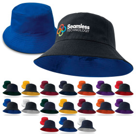Reversible School Bucket Hats